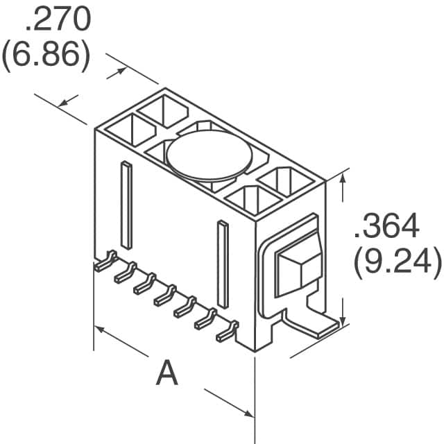 4-794636-8 TE Connectivity AMP Connectors  Embases à broches mâles